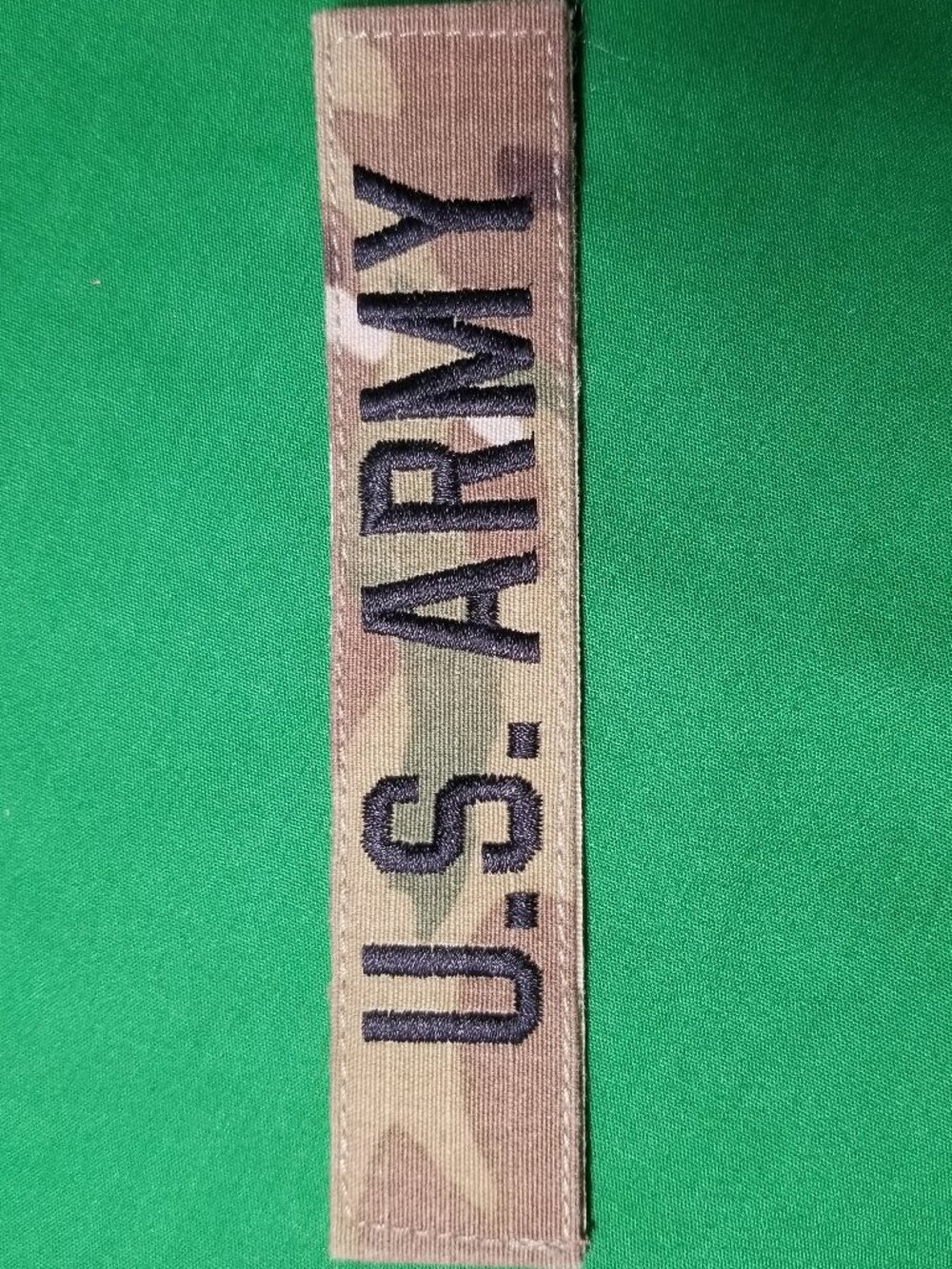 US ArmyMilitary Patch US ARMY Name Tape‎ Tag OD Green Older Combat